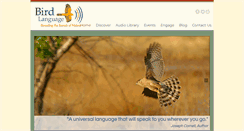 Desktop Screenshot of birdlanguage.com